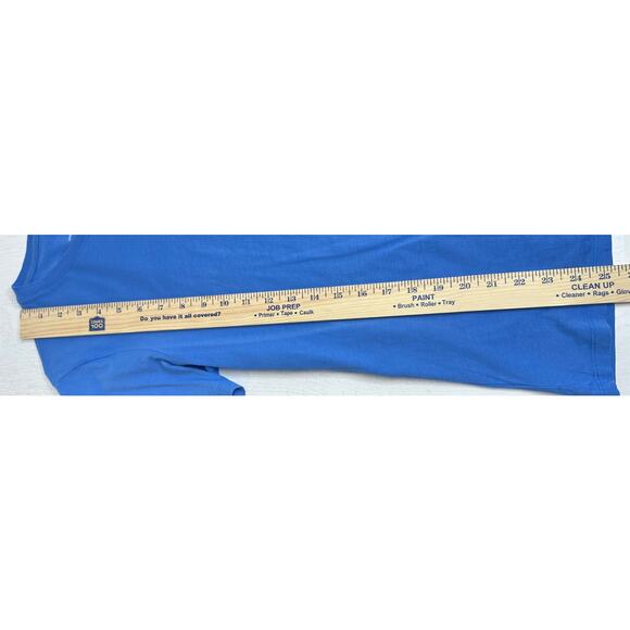 Armani Exchange A/X Pima Cotton Tee Blue Short Sleeve Crewneck Summer Casual XS - Picture 8 of 8